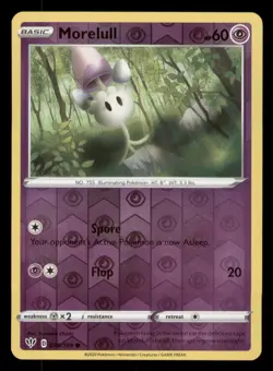 Morelull SWSH03: Darkness Ablaze #079/189 Common Reverse Holo Pokemon LP - Image 1