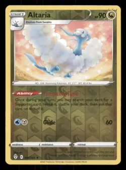 Altaria SWSH07: Evolving Skies #106/203 Rare Reverse Holo Pokemon LP - Image 1