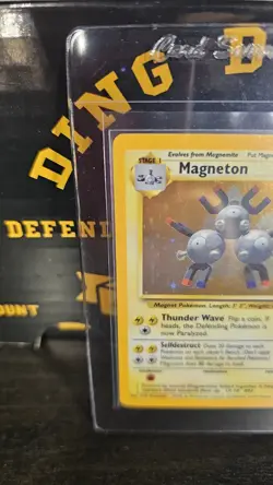 Magneton 009/102 Base Set Holo Rare Pokemon Card 🔥 LP Good Condition Make Offer - Image 3