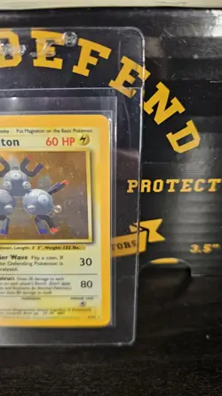 Magneton 009/102 Base Set Holo Rare Pokemon Card 🔥 LP Good Condition Make Offer - Image 4