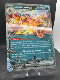 Charizard ex 054/091 - Jumbo Lenticular Exclusive Promo SVP196 - Pokemon TCG - Image 3