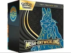 Pokemon Mega Entwicklung Top Trainer Box Lucario DE Version NEU & SEALED (TTB) - Image 1