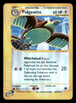 Lightly Played Pidgeotto 88/165 Reverse Holo Expedition Base Set Uncommon - Image 1