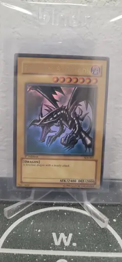 Yu-Gi-Oh Red-Eyes Black Dragon SDJ-001 1st Edition Ultra Rare - Image 1