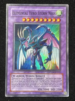 ELEMENTAL HERO STORM NEOS SUPER RARE MIXED EDITION EXCELLENT PTDN-EN043 - Image 1
