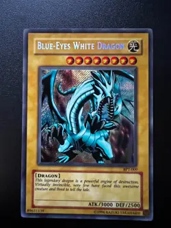 Blue-Eyes White Dragon BPT-009 Secret Rare Near Mint Yugioh - Image 1