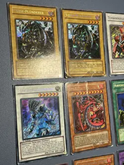 Yu-Gi-Oh! 9x Secret Rare Vorse-Plunderer, Uria, G. Ritter Promo Limited Edition - Image 2