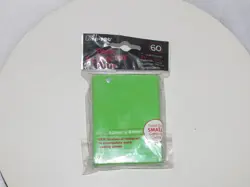 60 glossy small Lime Green YUGIOH size DECK PROTECTORS CARD SLEEVES Ultra Pro - Image 1