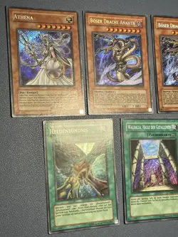 Yu-Gi-Oh! 5x PP02 Secret Rare Athena, Boser Drache Ananta, Heldenbundnis etc - Image 2