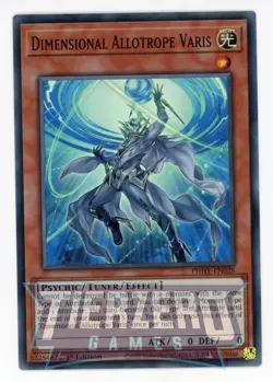 Yugioh PHHY-EN028 - Dimensional Allotrope Varis - Super Rare - Image 1