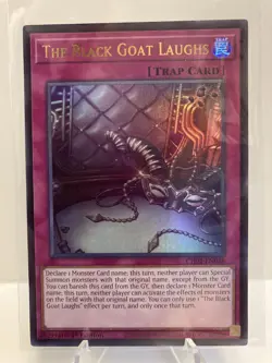 Yu-Gi-Oh! The Black Goat Laughs CH01-EN038 * Ultra Rare * 1st Edition NM - Image 1