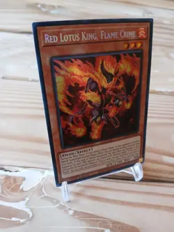 Yu-Gi-Oh! Red Lotus King, Flame Crime Secret Rare BLTR-EN028 1st Ed NM - Image 4