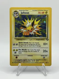 Pokemon TCG Jolteon Jungle Set Holo Rare Card 4/64 - Image 1