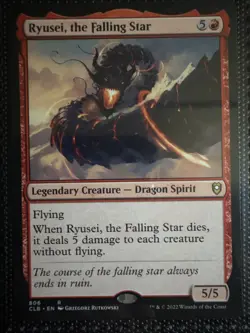 Ryusei, the Falling Star - Legendary Creature Dragon Spirit Card - Image 1