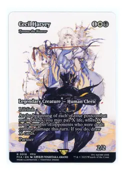 Cecil Harvey - Tymna the Weaver (Showcase) R 0018 Error Card Final Fantasy MTG - Image 1