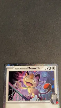 Team Rocket's Meowth (Cosmos Holo) 149/182 Miscellaneous Cards & Products Holo - Image 4
