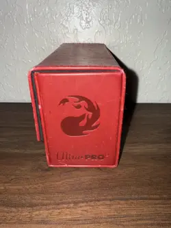 2016 Ultra Pro Dual Flip Deck Box Red Mana Magic Gathering MTG Magnetic - Image 3