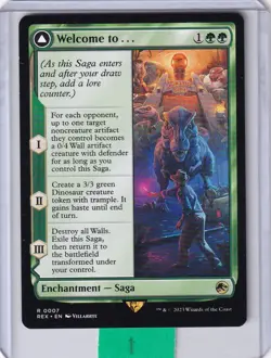 Welcome To../ Jurassic Park (Borderless) * Jurassic World Collection MTG Magic - Image 2