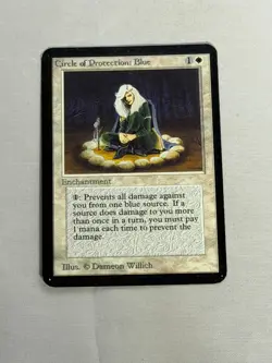MTG Circle of Protection: Blue Alpha Magic the Gathering - Image 1