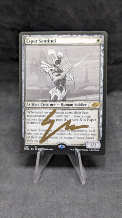 Esper Sentinel (Showcase)- MTG Magic - Modern Horizons 2 - Signed by Artist - NM - Image 1