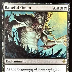 Baneful Omen - Reg - MTG - Rise of the Eldrazi - 96/248 - RARE ~ NM - Image 1