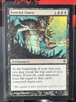 Baneful Omen - Reg - MTG - Rise of the Eldrazi - 96/248 - RARE ~ NM - Image 2