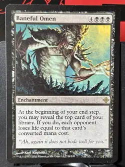 Baneful Omen - Reg - MTG - Rise of the Eldrazi - 96/248 - RARE ~ NM - Image 3