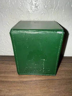 Vintage 2010 ULTRA PRO Magic The Gathering MTG Green MANA FLIP BOX MTG Deck Case - Image 2