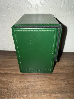 Vintage 2010 ULTRA PRO Magic The Gathering MTG Green MANA FLIP BOX MTG Deck Case - Image 3