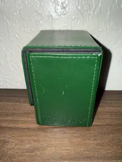 Vintage 2010 ULTRA PRO Magic The Gathering MTG Green MANA FLIP BOX MTG Deck Case - Image 4