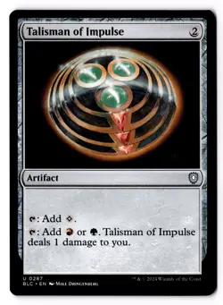 Talisman of Impulse 287 Commander: Bloomburrow NM - Image 1