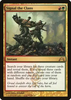 MTG Signal the Clans ** Gatecrash ** English (LP) - Image 1