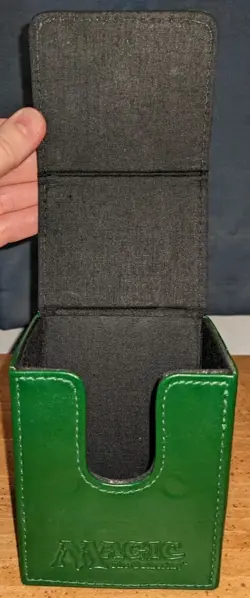 Magic the Gathering MtG 2010 Ultra Pro Mana Flip Box Green Deckbox Double Magnet - Image 5