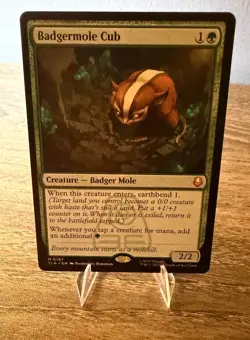 Badgermole Cub NM Magic The Gathering Avatar the Last Airbender MTG - Image 1
