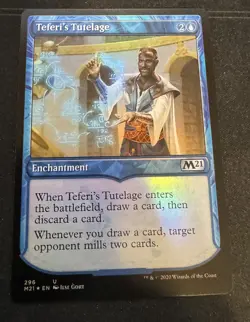 Teferi's Tutelage Showcase *FOIL* M21 Core Set Magic the Gathering MTG - Image 1