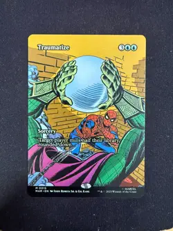 Traumatize (BORDERLESS) Marvel's Spider-Man - Magic/MTG - Image 1