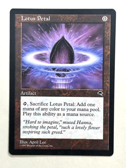 Lotus Petal Tempest MTG Regular Near Mint (NM) Magic the Gathering (1) - Image 1