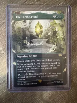 Magic The Gathering Final Fantasy Borderless The Earth Crystal #0342 - Image 1