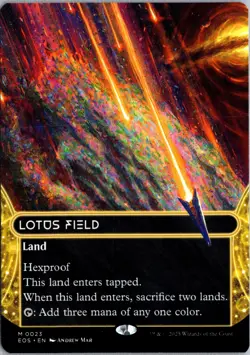 Lotus Field (0023) (Borderless) Normal M Edge of Eternities: Stellar Sights 23 N - Image 1