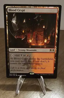 MTG Blood Crypt Ravnica Allegiance 245/259 Regular Rare - Image 1