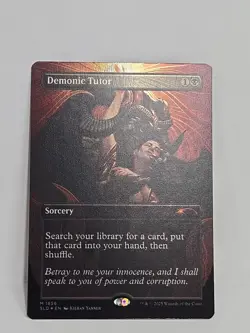Demonic Tutor | Foil | Secret Lair | 1856 | Magic The Gathering | Near Mint - Image 3