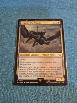MTG LOTR Lord of the Nazgul COMMANDER #060 Lord of the Rings Magic Gathering - Image 1