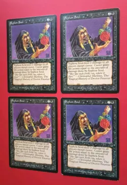 Magic the Gathering MTG Legends SYPHON SOUL X 4 LP/EX C 1994 Nice!! - Image 2
