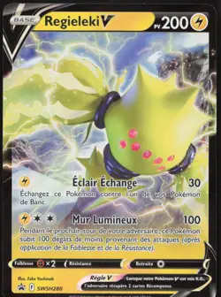 Carte Pokemon Regieleki-V SWSH280 Promo SWSH Francais - Image 1