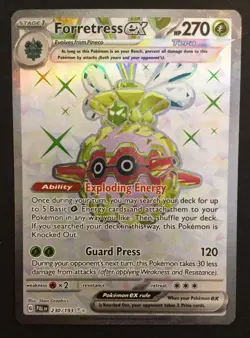 Forretress ex 230/198 Paldea Evolved ULTRA RARE HOLO Pokemon Card PACK FRESH - Image 1