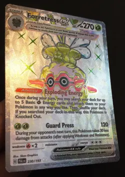 Forretress ex 230/198 Paldea Evolved ULTRA RARE HOLO Pokemon Card PACK FRESH - Image 4