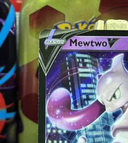 Pokemon - Mewtwo V - SWSH223 - Pokemon Go - Black Star Promo - Image 2