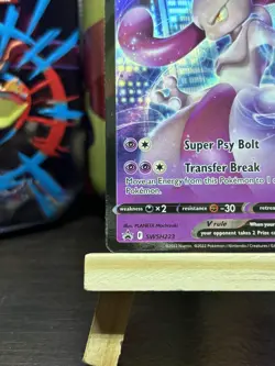 Pokemon - Mewtwo V - SWSH223 - Pokemon Go - Black Star Promo - Image 4