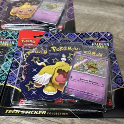 Pokemon Paldean Fates Tech Sticker Collection SET of 3 NEW 1 Of Each Artwork - Image 3