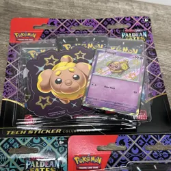 Pokemon Paldean Fates Tech Sticker Collection SET of 3 NEW 1 Of Each Artwork - Image 4
